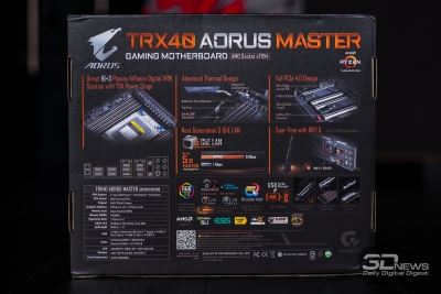 Материнская плата Gigabyte TRX40 Aorus Master как образец платформы для Ryzen Threadripper третьего поколения