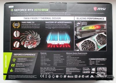 Обзор видеокарты MSI GeForce RTX 2070 SUPER Gaming X: минус 33 миллиметра и 110 граммов