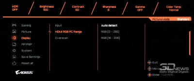 Обзор игрового WQHD-монитора Gigabyte AORUS FI27Q-P: второй заход