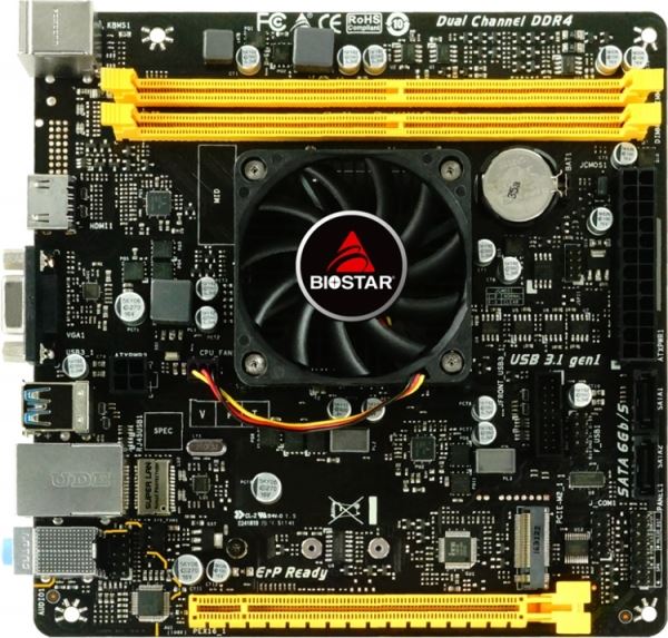 Biostar A10N-8800E V6.1: плата с процессором AMD для медиацентра или небольшого ПК